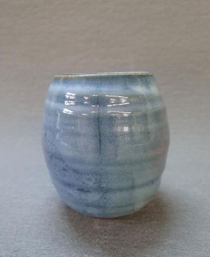 Alain GAUDEBERT (1937)
Stoneware vase signed....