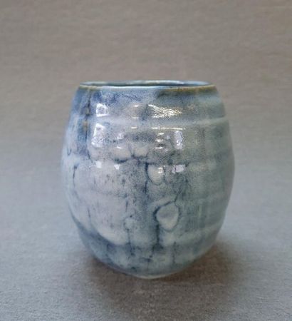 Alain GAUDEBERT (1937)
Stoneware vase signed....