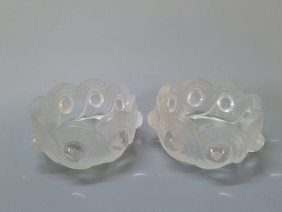 LALIQUE FRANCE. Modèle Gao
Paire de petites...