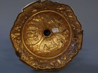 Grand calice en vermeil et sa patène, Riche...