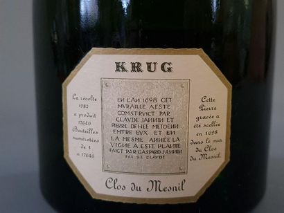 Champagne KRUG Clos du Mesnil 1982 1 bou...