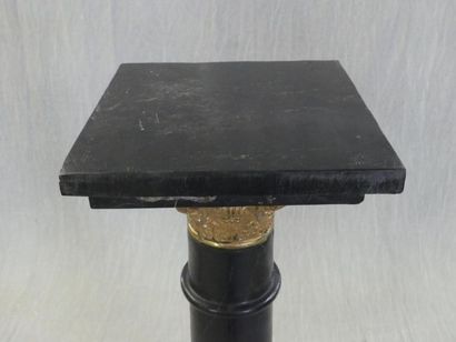 Column in marble and gilt bronze, Louis XVI...