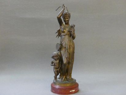 Jean BULIO (1827-1911)
Nymphe et amour.
Epreuve...