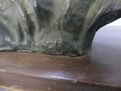 André TAJANA (1913-1999)
Two ducks;
Bronze...