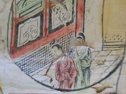 Impression aquarellée sur papier Asie.

103...
