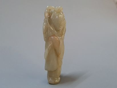 Statuette en jade sculpté.

Chine XX°

H....