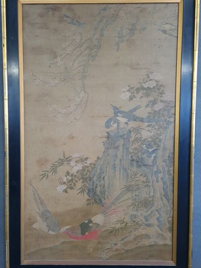 Chine XVIII°

Paysage à la pie et au faisan.

Grande...