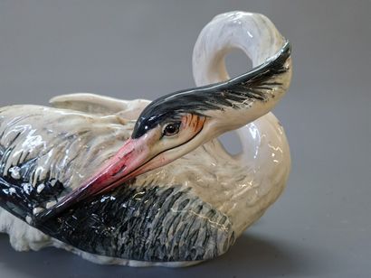 Delphin MASSIER (1836-1907) 

Héron.

Coupe...