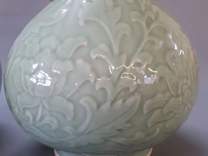 Pair of Chinese porcelain lamps

H. 50 c...