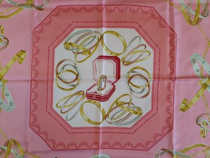 Two Cartier and Loewe silk squares. 

85...