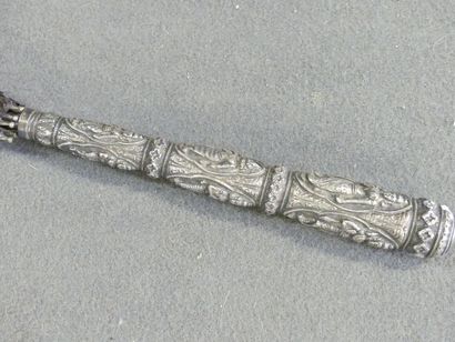 Indian silver umbrella pommel.

( Court Sale:...
