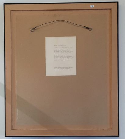C. Verger Paris 1912.

Femme 

Estampe encadrée.

28...