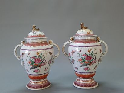 
COMPAGNIE DES INDES




Paire de vases couverts...