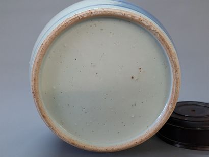 Pot à gingembre en porcelaine à décor de...