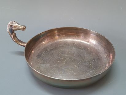 HERMES Paris 

Silver plated metal bowl with...