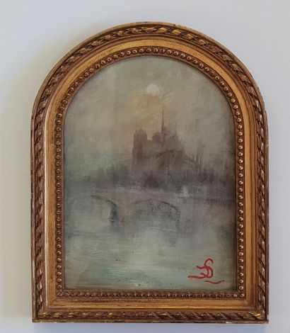 Ecole Française XIX°

Vue de Notre Dame....