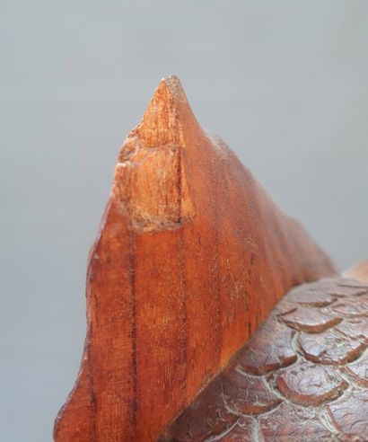 Carved Wood Owl

H. 67 cm. 

Missing in one...