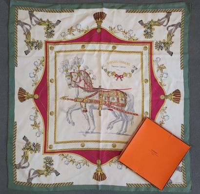 HERMÈS Paris

Silk square French Harness...