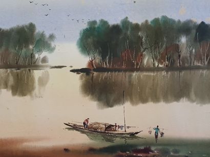 Asia XX°: Landscape.

Gouache on rolled paper

36...
