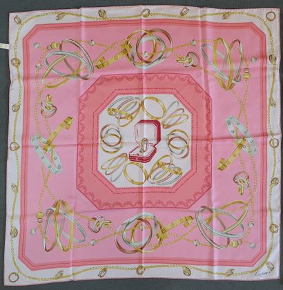 Two Cartier and Loewe silk squares. 

85...