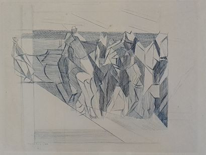 Jacques VILLON (1875 - 1963)

Les cavaliers

Gravure...