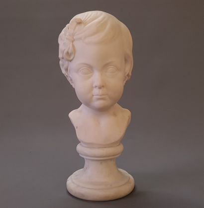 French school XIX°:

Girl's bust.

Sculpture...