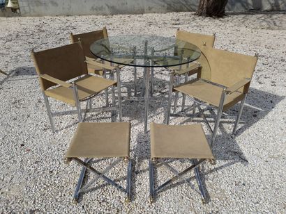 Bel ensemble de mobilier contemporain comprenant...