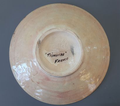 PRIMAVERA, décor par TROTTET 

Grand plat...