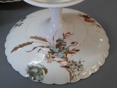 HAVILAND: Beau service de table à côtes torses,...