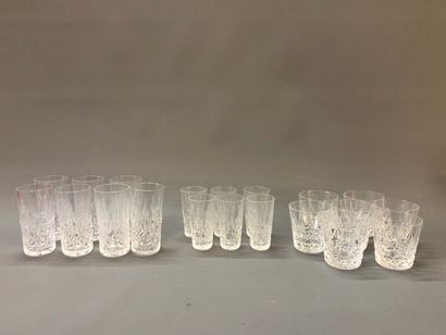 SAINT LOUIS:

Aperitif glass serving set...