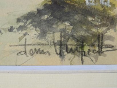 Denis VERSPECHT (1919-c.1996)

Deux aquarelles

38...