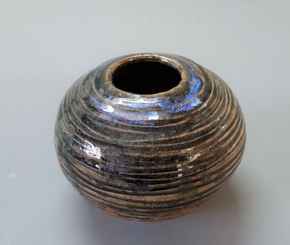 Eugène LION (1867-1945)

Vase boule en grès...