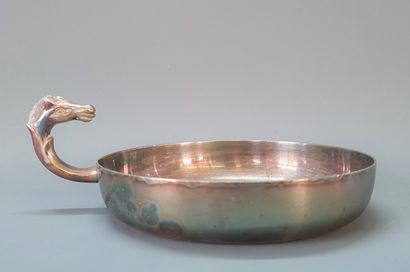 HERMES Paris 

Silver plated metal bowl with...