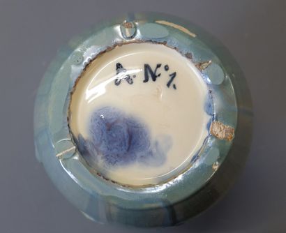 Jean LECLERC ( XX°

Vase oblong à décor de...
