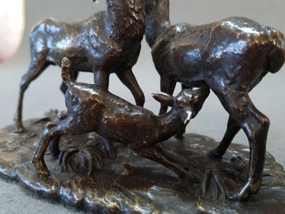 Antoine-Louis BARYE (1796-1875) d'après

Cerf,...