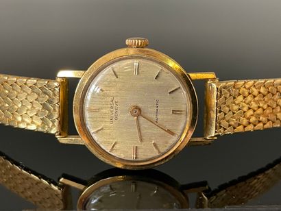 UNIVERSAL Genève, Montre de dame en or 750°/00,...
