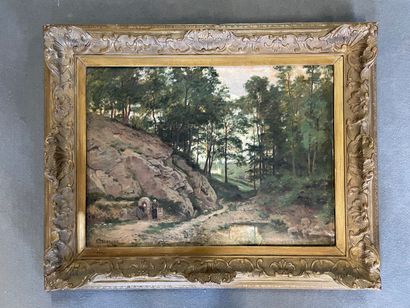Emile ISENBART (1846-1921)

Femmes au puit.

huile...