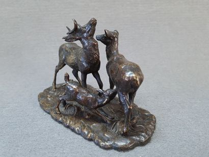 Antoine-Louis BARYE (1796-1875) d'après

Cerf,...