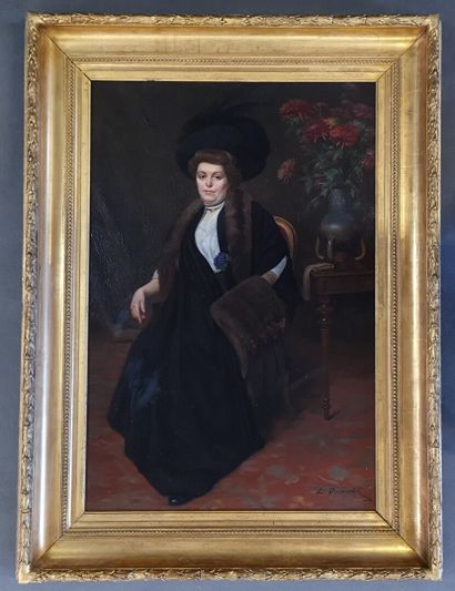 L. PICARDET ( XIX-XX)

Portrait de dame assise...