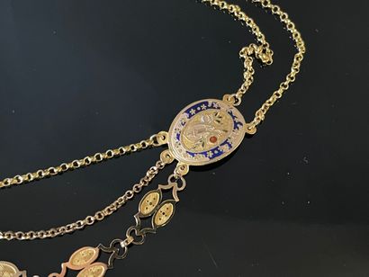 Collier en draperie, dit 