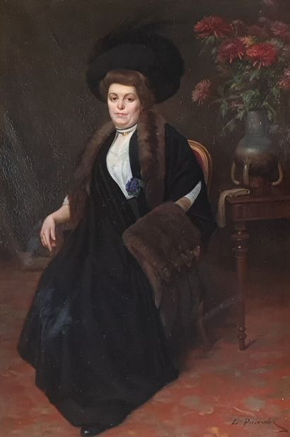 L. PICARDET ( XIX-XX)

Portrait de dame assise...