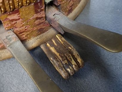 BRIMMEYR Mécanicien. Harpe en bois, cadre...