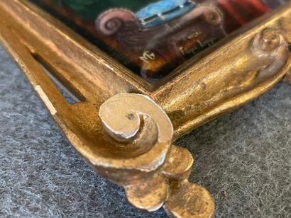 LIMOGES, XIXème siècle 

Vierge à l'enfant...