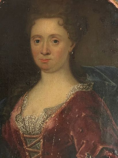 Ecole française fin XVIIème début XVIIIème.

Portrait...