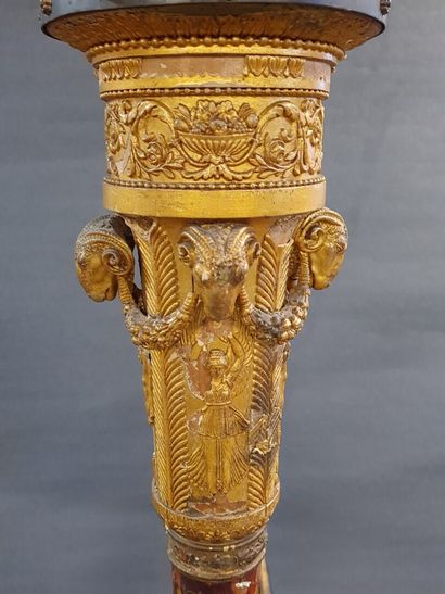 BRIMMEYR Mécanicien. Harpe en bois, cadre...