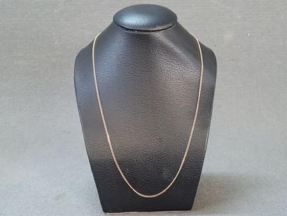 Chaine en or 750°/00, maille forçat.

L:...