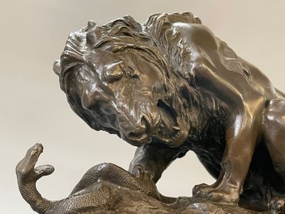 Antoine Louis BARYE (1795-1875) d'après :

Lion...