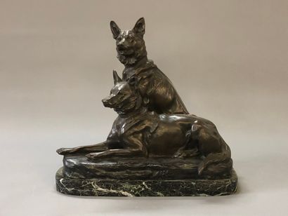 Louis RICHÉ (1877-1949)

Repos des deux chiens...