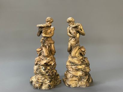Ecole française XIX°

Paire de sculptures...
