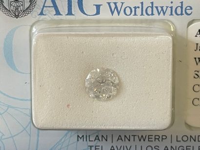 Diamant taille brillant, couleur G, pureté...